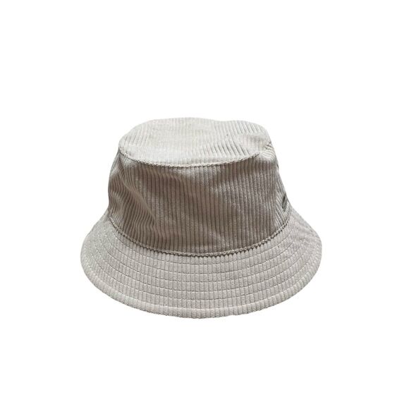 Steve Madden One Size Cream Corduroy Bucket Hat - Picture 1 of 4
